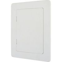 Wallo 5 X 7-Inch Plastic Access Door, Reinforced Hinged Access Panel for Drywall Walls and Ceilings. Perfect for Providing Service Area for Plumbing/Wiring Applications and Electrical Access Panels
