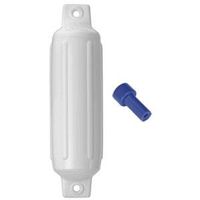 Polyform G-6 Twin Eye Fender 11" X 30" W/Air Adapter (White)