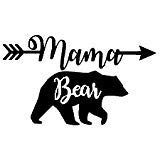 Mama Bear Mom Life Black Decal Vinyl Sticker|Cars Trucks Vans Walls Laptop| Black |5.5 x 3.5 in|LLI532