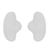 Artibetter 2pcs Silicone Facial Chin Pad Anti-Wrinkle Patches Reusable Invisible Pad Prevent Face Wrinkle