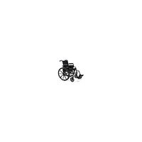 Everest & Jennings 3F020260 Traveler L4 Wheelchair, Adjustable Height Desk Arm, Swing Away Footrest, Quick Release Wheels, 16" x 16"