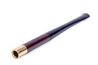 Dr. Watson - 10 cm Short Wooden Cigarette Holder, Handmade, Smooth Finish, Choice of Regular or Extra Slim Size (Extra Slim)