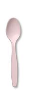 Creative Converting Touch of Color Premium 24 Count Plastic Spoons, Classic Pink