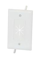 One Gang Cable Plate With Flexible Opening-5 per case