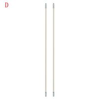 Tuscom Dryer Cleaning Brush Extension Rods Extends Up to 16 Feet Synthetic Brush Head Extender Rods - Dryer Replacement Parts (2 Pieces)