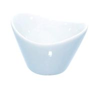 Mini Porcelain Egg Shaped Bowl (Case of 24), PacknWood - White Ceramic Reusable Bowls (1.1 oz, 2.6" x 2.1" x 1.8") 210MMBPEGG