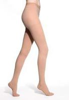 BriteLeafs Opaque Compression Stockings Pantyhose Therapeutic Firm Support 20-30 mmHg - Gradient Compression, Professional Grade, Closed Toe (XX-Large, Beige)