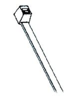 AVB CT-11-50-WH Cable Tie 11" 50lb White, Sold 100/ Pack