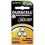 Duracell 303/357 Watch/Electronic Battery, 1.5 Volts 3 Count