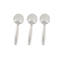 Flairware Heavy Duty Box Bulk Disposable Plastic Soup Spoon (1000/Case) Color: Clear