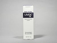 LMX 4 Topical Anesthetic Cream Relieves Minor Pains - 15 G by L-M-X