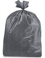 USA-Made Colorful Trash Bags (10, GRAY 14 GALLONS)