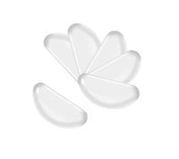 12 Pairs Clear Ultra-Thin Anti-Slip Adhesive Eyeglass Nose Pads Silicone Nosepads with with Super Sticky Backing for Eyeglasses Reading Glasses Sunglasses and More(1mm)