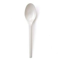 Susty Party Supplies S-6CPLA-WHITE Heavy Duty 50 Spoon, Small, White