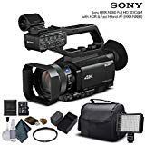 Sony HXR-NX80 Full HD NXCAM with HDR and Fast Hybrid AF (HXR-NX80) with 16GB Memory Card, Extra Battery and Charger, UV Filter, LED Light, Case and More. - Starter Bundle