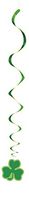 26" Hanging Clover Saint Patrick's Day Decorations, 3ct