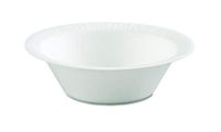 White Unlaminated Foam Bowl (Case of 1000)