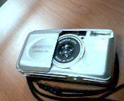 Olympus Optical CO., LTD. Olympus SUPERZOOM 76G 35mm Film Camera w/Olympus Lens Zoom 38-76mm (Golden Color Version)