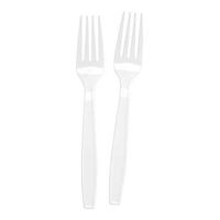Plasticfork White 50Ct
