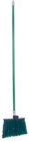 Carlisle 4108309 Sparta Duo-Sweep Unflagged Angle Broom with Fiberglass Handle, 54" Length, Green (Pack of 12)