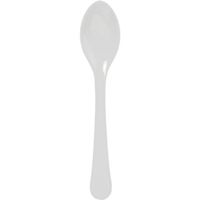 Elegant Clear Plastic Spoons - Clear Spoons - 50 Count