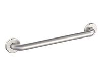 WingIts WGB5SS16 STANDARD Grab Bar, Concealed Mount, Satin Stainless Steel, 16-Inch Length by 1.25-Inch Diameter