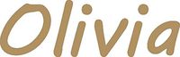 hBARSCI Olivia Vinyl Decal - 5 Inches - for Cars, Trucks, Windows, Laptops, Tablets, Outdoor-Grade 2.5mil Thick Vinyl - Gold