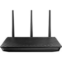 Asus RT-N66U IEEE 802.11n Wireless Router - 2.40 GHz ISM Band - 5 GHz UNII Band - 3 x Antenna - 450 Mbps Wireless Speed - 4 x Network Port - 1 x Broadband Port - USB - Gigabit Ethernet Desktop - RT-N66U