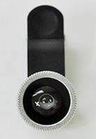 Withjenny Universal 3 in 1 Camera Lens Kit for All Brands of Smart Phones, Tablets, Ipad, and Laptops Includes One Fish Eye Lens/One 2 in 1 Macro Lens and Wide Angle Lens (Silver)