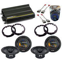 Compatible with Honda Civic 2001-2005 Factory Speaker Replacement Harmony (2) R65 & CXA300.4 Amp (Renewed)
