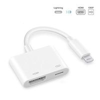 Lightning to HDMI Interface Adapter Cable Digital AV TV Plug & Play 1080P HD For iPhone