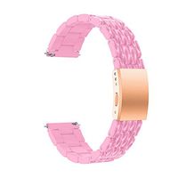 Lyperkin Fenebort Compatible with Samsung Galaxy Watch Bands 42mm, Luxury Acetel Strap Bracelet Replacement Wristband Accessories 20mm