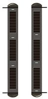 SOLAR POWERED WIRELESS INFRARED 6-BEAM MOTION DETECTORS