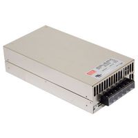 Mean Well SE-600-15 Enclosed Switching AC-to-DC Power Supply, Single Output, 15V, 0-40A, 600W, 2.5" H x 5.0" W x 9.7" L