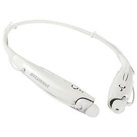 Sylvania SBT129-WHITE Sports Style Bluetooth Headphones (White)