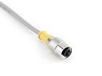 RADWELL VERIFIED SUBSTITUTE U21671SUB CORDSET - M12, Female Straight, 4-PIN, 4-Wire, Grey PVC, 3M