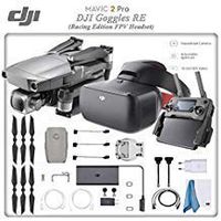 DJI Mavic 2 Pro Drone + DJI Goggles RE (Racing Edition FPV Headset) Starters Kit