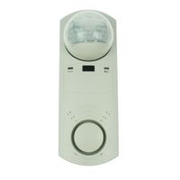 M9IA - INDOOR 180º SWIVEL REMOTE CONTROL PIR MOTION ALARM DETECTOR/SENSOR 130dB