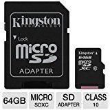 Professional Kingston 64GB Samsung SM-T700 MicroSDXC Card with custom formatting and Standard SD Adapter! (Class 10, UHS-I)