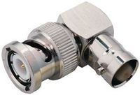 AMPHENOL RF 31-9-RFX ADAPTER, BNC JACK, BNC PLUG, 50OHM; CONVERT FROM COAX TYPE:BNC; CONVERT FROM GENDER:JACK; CONVERT TO COAX TYPE:BNC; CONVERT TO GENDER:PLUG; ADAPTER BODY STYLE:RIGHT ANGLE ADAPTER;