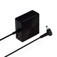 65W AC Charger Fit for Asus Q551 Q551L Q551LB Q551LN TP500 TP500L TP500LA TP500LD TP500LN R554 R554L R554LA R556 R556L R556LA Q301 Q301L Q301LA Laptop with USB Charging Port Power Supply Adapter Cord