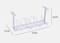 Under Desk Cable Management Tray Cable Organizer for Wire Management. plastical Wire Cable Tray for Office and Home