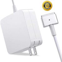 Mac Book Air Charger, Great Replacement 45W Magsafe 2 Magnetic T-Tip Power Adapter Charger for Mac Book Air 11-inch and 13-inch (45T)