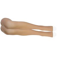 NuVein NV4410BG-L Surgical Socks Anti-Embolism 18 mmHg Medical Support for Women & Men Thigh High Open Toe, Beige, Large