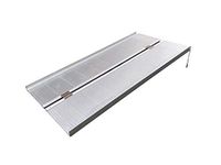 Motorhot 5 ft Portable Folding Wheelchairs Ramp Aluminum Utility Loading Ramps fit for Wheelchair Scooters Mobility