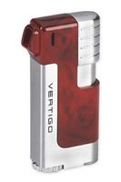 Vertigo Governor Soft Flame Pipe Lighter in Silver
