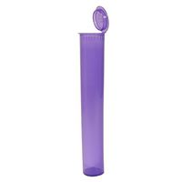 Doob Tube 116mm Pre-Roll Squeeze Pop Top Container King Size 4" Cones Purple (Case of 600)
