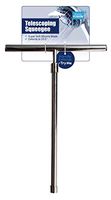 Grand Fusion Housewares Stainless Steel Shower Squeegee with TELESCOPING Handle EXTENDS to 23 INCHES
