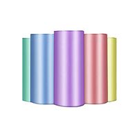 150pcs Thicken Disposable Garbage Trash Cans Wastebaskets Waste Bags Rubbish Disposable Plastic Bags,Multicolor