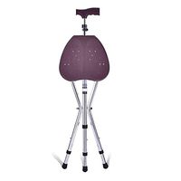 Crutches Canes Multifunctional Elderly Walking Stick Stool Elderly Four-Foot Cane Non-Slip Aluminum Alloy Walking Stick